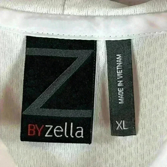 Z by Zella Hooded Jacket Sz XL White Drawstring Hood Full Zip Front Pockets - Picture 2 of 10